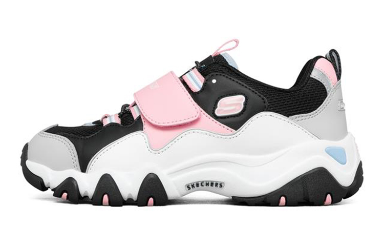 (Youth) Skechers D'Lites 2.0 'Black Pink'