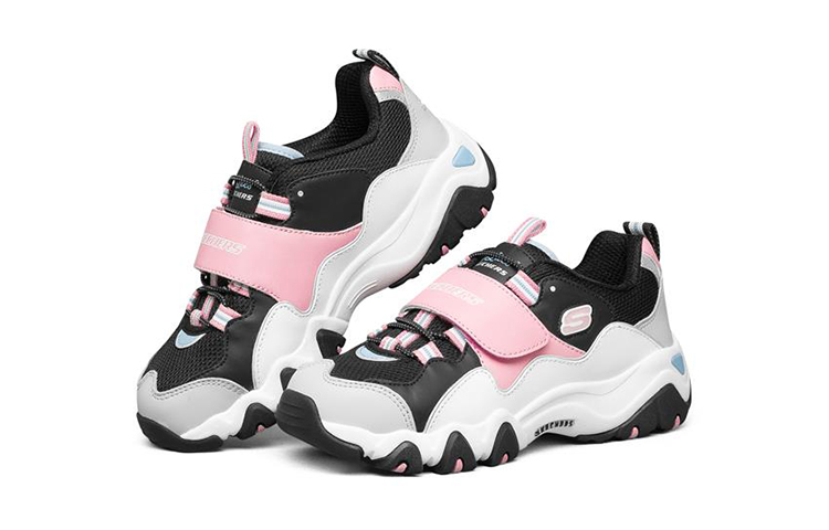 (Youth) Skechers D'Lites 2.0 'Black Pink' 圖 3