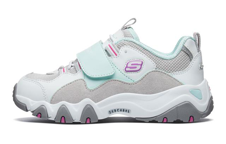 (Youth) Skechers D'Lites 2.0 'Gray Green' 996458L-LGAQ