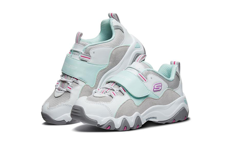 Lookbook (JR) Skechers D''Lites 2.0 ''Grau Grün'' 996458L-LGAQ