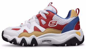 (Youth) Skechers D'Lites 2.0 'White Multicolor' 98882L-WMLT (Youth) Skechers D'Lites 2.0 'White Multicolor' 98882L-WMLT