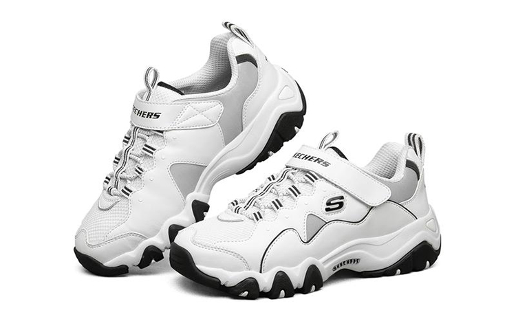 (Youth) Skechers D lites 2.0 Casual Running Shoes White 圖 3