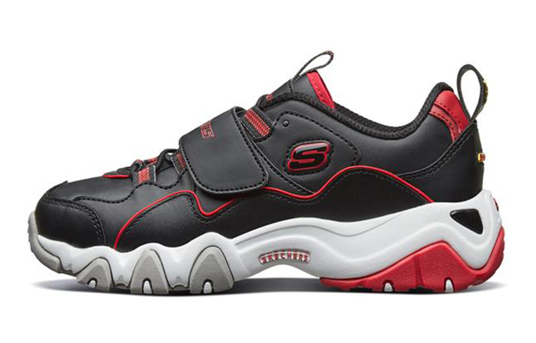 (Youth) Skechers D'Lites 2 'Black Red'