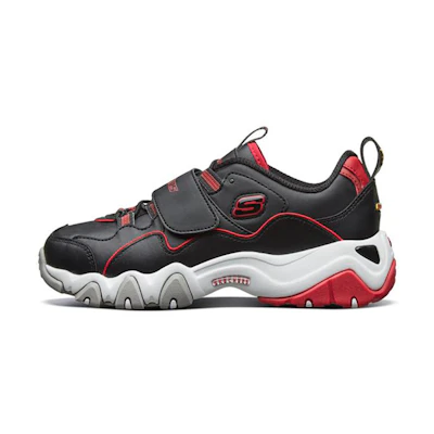 (Youth) Skechers D'Lites 2 'Black Red'