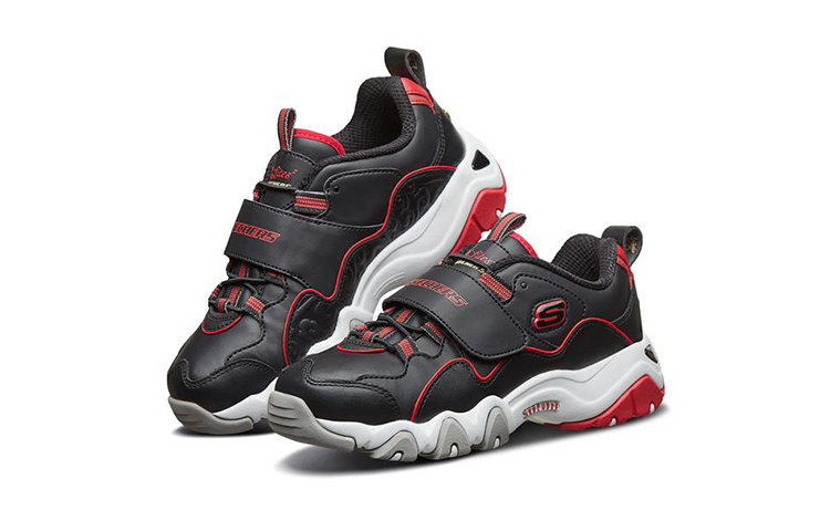 (Youth) Skechers D'Lites 2 'Black Red' 圖 3