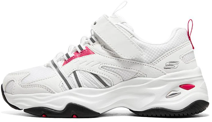 (JR) Skechers D'lites 4.0 'Putih Merah Hitam' 302586L-WBK Buy (JR) Skechers D'lites 4.0 'Putih Merah Hitam' 302586L-WBK
