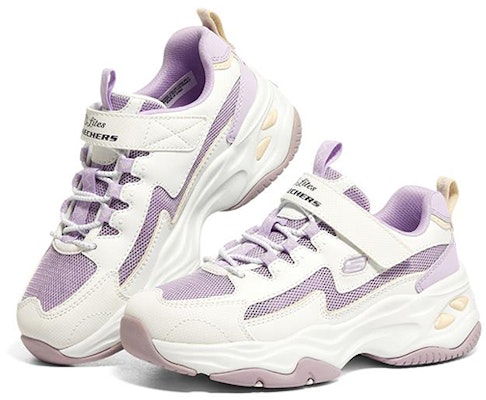 (PS) 스케쳐스 DLites 4.0 K 화이트 (Skechers DLites 4.0 K 화이트) 302562L-WLV Lookbook (PS) 스케쳐스 DLites 4.0 K 화이트 (Skechers DLites 4.0 K 화이트) 302562L-WLV