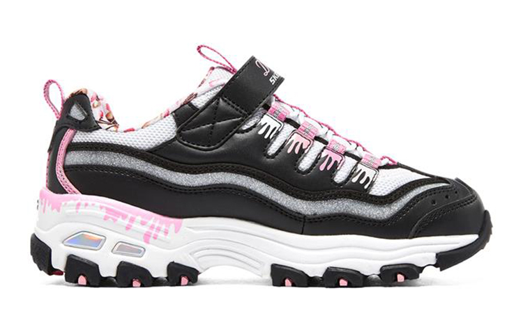 (Youth) Skechers D'Lites 'Black Pink' 圖 2