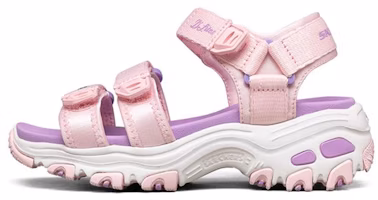 (Youth) Skechers D'Lites 'Lavender Magic Tape' Sandal 664134L-LAV (Youth) Skechers D'Lites 'Lavender Magic Tape' Sandal 664134L-LAV