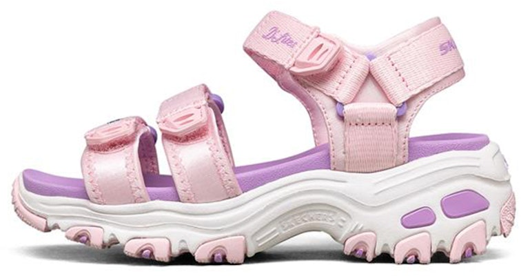 (Youth) Skechers D'Lites 'Lavender Magic Tape' Sandal 664134L-LAV Buy (Youth) Skechers D'Lites 'Lavender Magic Tape' Sandal 664134L-LAV