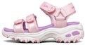 Buy (JR) Skechers D'Lites 'Lavender Magic Tape' Sandal untuk Wanita 664134L-LAV
