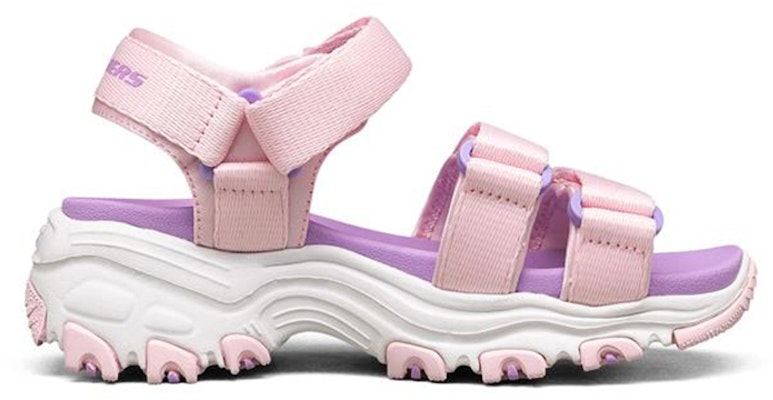 (Youth) Skechers D'Lites 'Lavender Magic Tape' Sandal 664134L-LAV Order (Youth) Skechers D'Lites 'Lavender Magic Tape' Sandal 664134L-LAV