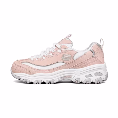 (PS) Skechers D'Lites Low-Top Running Shoes K Pink
