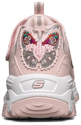 大童 Skechers D‘Lites 魔術貼 耐磨防滑 低筒老爹鞋 粉紅色 Shop 大童 Skechers D‘Lites 魔術貼 耐磨防滑 低筒老爹鞋 粉紅色