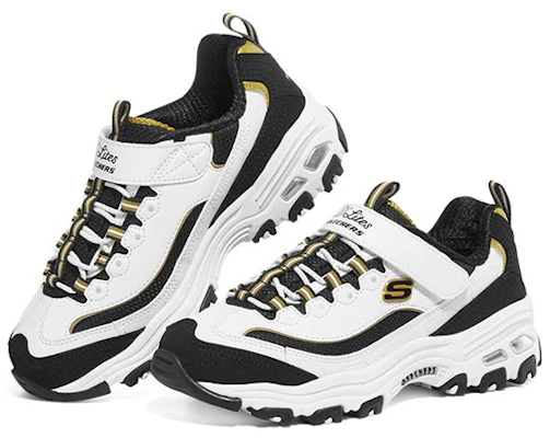 (JR) 斯凯奇 D'lites 运动鞋 '黑白' 403825L-WBK Lookbook (JR) 斯凯奇 D'lites 运动鞋 '黑白' 403825L-WBK