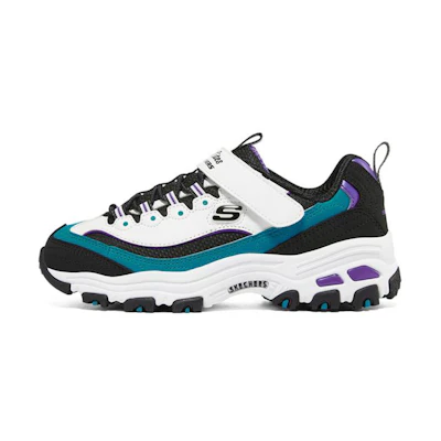(Youth) Skechers D'Lites 'White Multicolor'