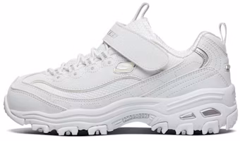 (Preschool) Skechers D'Lites Low-Top Running Shoes K White/Silver 996212L-WSL (Preschool) Skechers D'Lites Low-Top Running Shoes K White/Silver 996212L-WSL