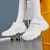 (PS) Skechers D'Lites Kasut Larian Rendah K Putih/Perak 996212L-WSL
