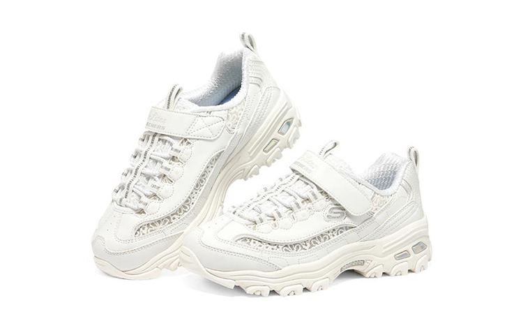 (Youth) Skechers D'Lites 'White Velcro' 圖 3