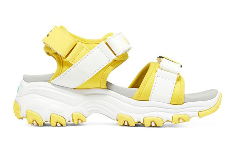 (Youth) Skechers D'Lites 'White Yellow Grey' 圖 2