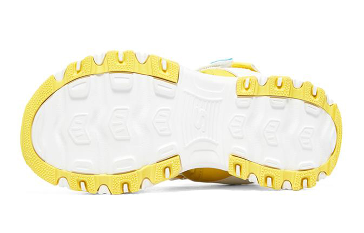 (Youth) Skechers D'Lites 'White Yellow Grey' 圖 5