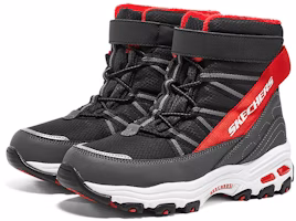 (Youth) Skechers D'lites Boots 'Black Red' 660092L-BKRD (Youth) Skechers D'lites Boots 'Black Red' 660092L-BKRD
