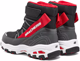 Shop 大童 Skechers 休閒百搭 防滑耐磨 兒童休閒鞋 黑色