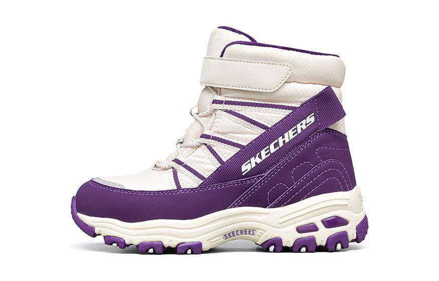 Buy (JR) Skechers D''Lites Stivali ''Bianco Viola'' 664200L-NTPR