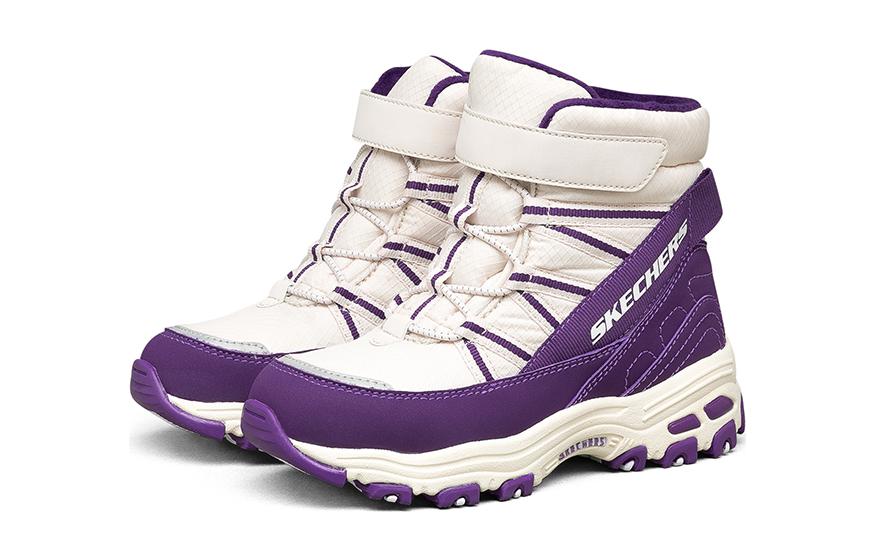 Lookbook (JR) Skechers D''Lites Stivali ''Bianco Viola'' 664200L-NTPR
