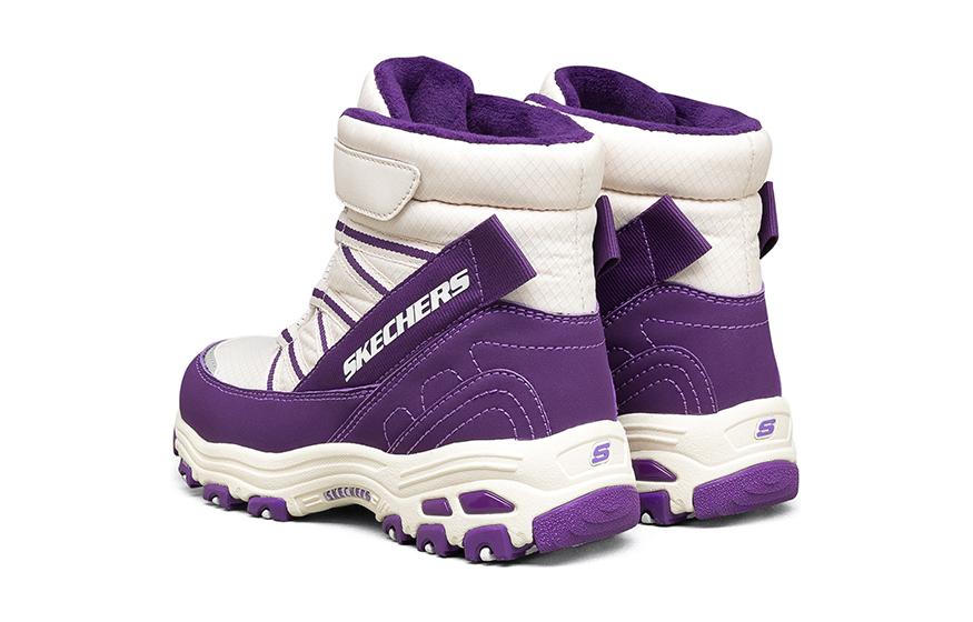 Shop (JR) Skechers D''Lites Stivali ''Bianco Viola'' 664200L-NTPR