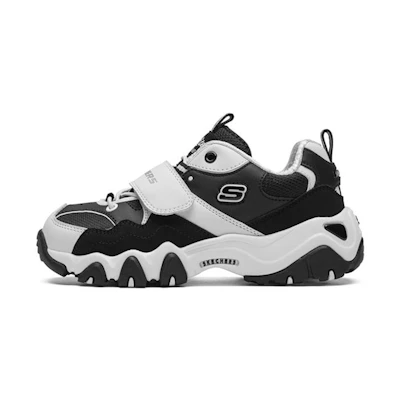 (Youth) Skechers D'Lites 2.0 'White Black'