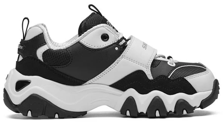 (Youth) Skechers D'Lites 2.0 'White Black' 996301L-WBK Order (Youth) Skechers D'Lites 2.0 'White Black' 996301L-WBK