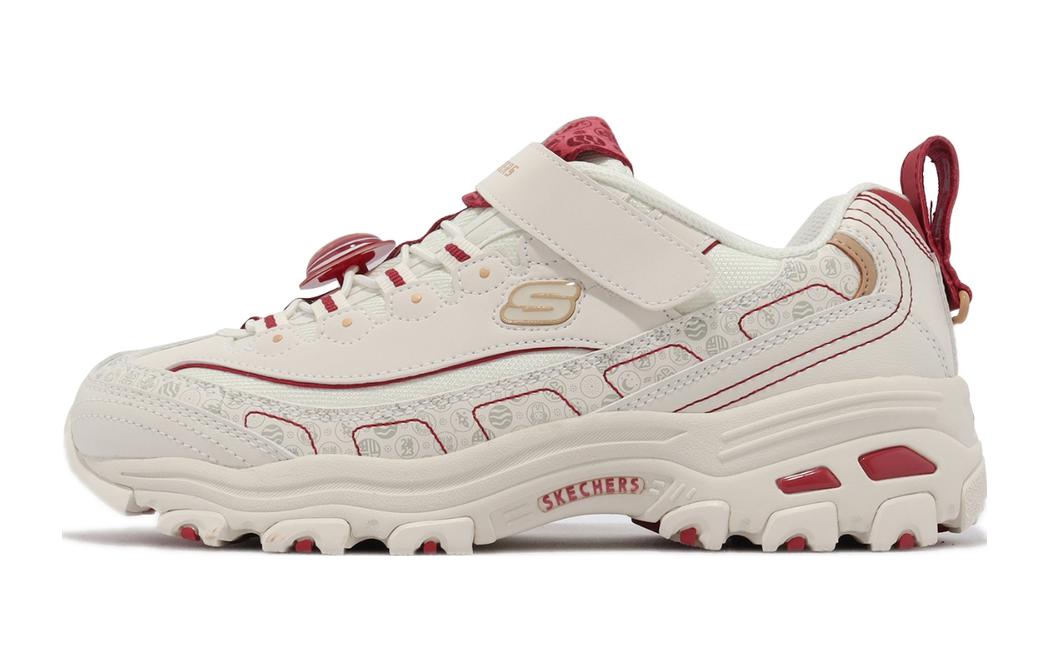 (Youth) Skechers D'lites 1.0 CNY 2023 'Beige Red'