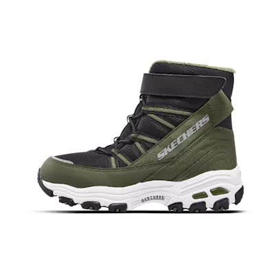 (Youth) Skechers D'Lites Kids 'Retro Panda - Black Olive'