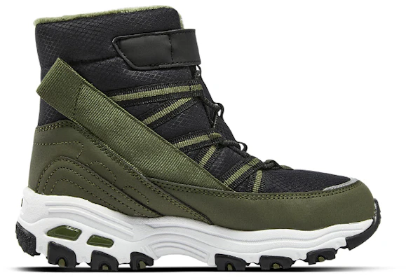(JR) Skechers D''Lites Enfant ''Retro Panda - Noir Olive'' 660092L-BKOL Order (JR) Skechers D''Lites Enfant ''Retro Panda - Noir Olive'' 660092L-BKOL