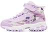 Buy 大童 Skechers D‘LITES 圓頭魔術貼加絨 兒童休閒鞋 紫白
