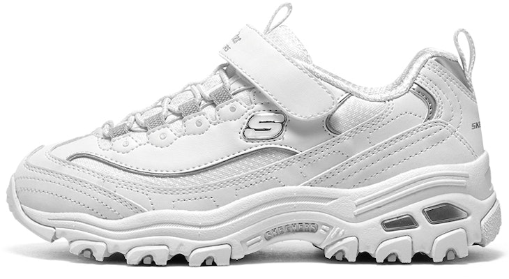 (JR) Skechers D'Lites Anak 'Anti Slip Tahan Lama' Putih 302526L-WSL Buy (JR) Skechers D'Lites Anak 'Anti Slip Tahan Lama' Putih 302526L-WSL
