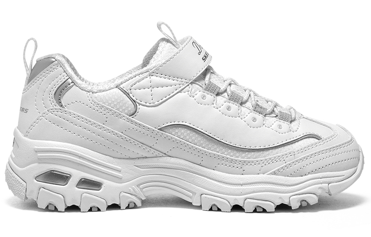 Order (JR) Skechers D'Lites Anak 'Anti Slip Tahan Lama' Putih 302526L-WSL