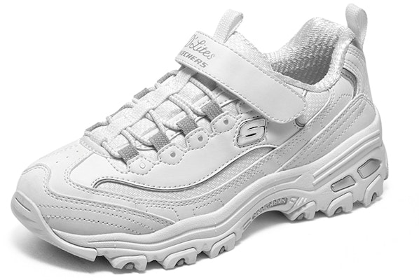 (JR) Skechers D'Lites Anak 'Anti Slip Tahan Lama' Putih 302526L-WSL Lookbook (JR) Skechers D'Lites Anak 'Anti Slip Tahan Lama' Putih 302526L-WSL
