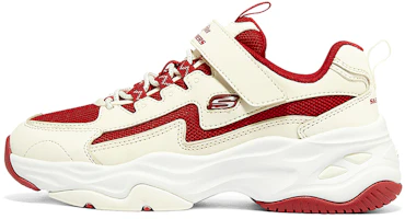 (Youth) Skechers D'Lites Low-Top 'White Red' 302542L-NTRD (Youth) Skechers D'Lites Low-Top 'White Red' 302542L-NTRD
