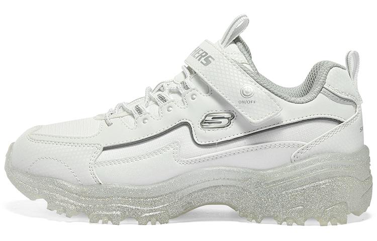 (Youth) Skechers D'Lites Low-top Running Shoes 'White Silver' 319034L-WSL