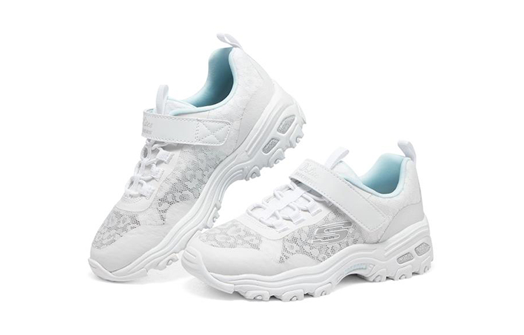 (Youth) Skechers D'Lites Low 'All White' 圖 3