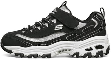 (Youth) Skechers D'Lites Low 'Black' 664151L-BLK (Youth) Skechers D'Lites Low 'Black' 664151L-BLK