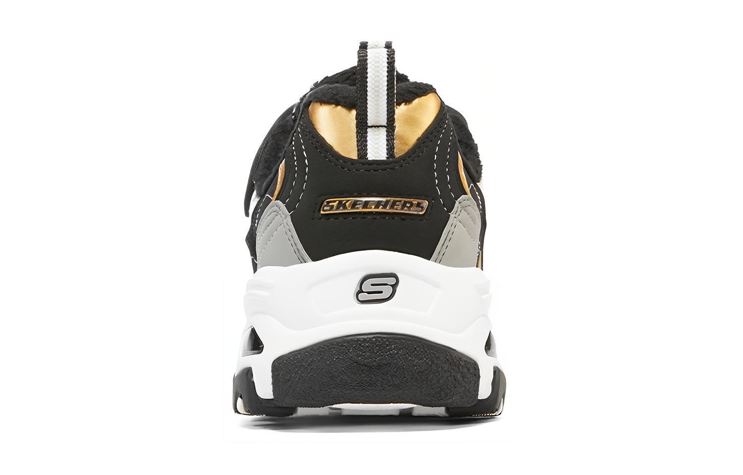 Shop (Youth) Skechers D'Lites Low 'Black Grey' 302539L-BKGD