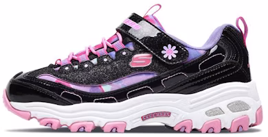 (Youth) Skechers D'Lites Low 'Black Multicolor' 80528L-BKMT (Youth) Skechers D'Lites Low 'Black Multicolor' 80528L-BKMT