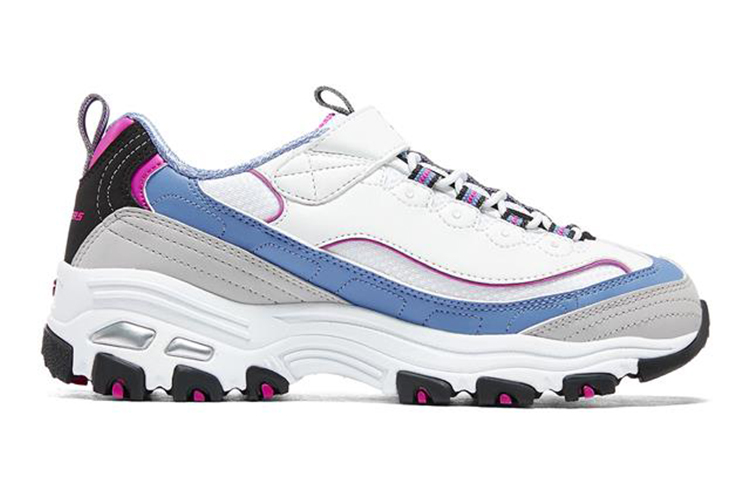 Order (JR) ヤング向けSkechers D'Lites ロー「ブルーホワイト」302526L-WBLP 302526L-WBLP