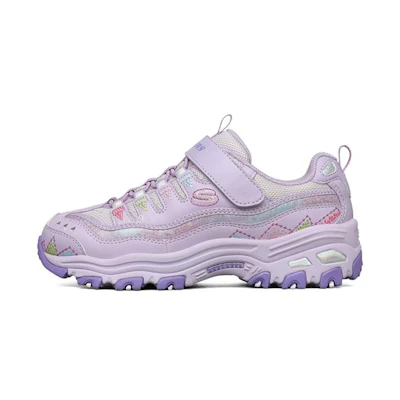 (Youth) Skechers D'Lites Low 'Lavender Magic Hook'