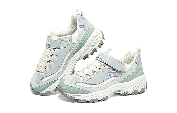 (Youth) Skechers D'Lites 'Light Blue White' 圖 4