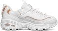 Order (JR) Skechers D Lites Kasut Lari Rendah Putih 664155L-WGD