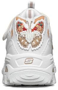 大童 Skechers D'Lites 防滑透氣 低幫休閒老爹鞋 奶白色 Shop 大童 Skechers D'Lites 防滑透氣 低幫休閒老爹鞋 奶白色